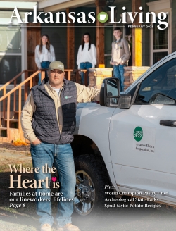 Front cover of current Arkansas Living Cover